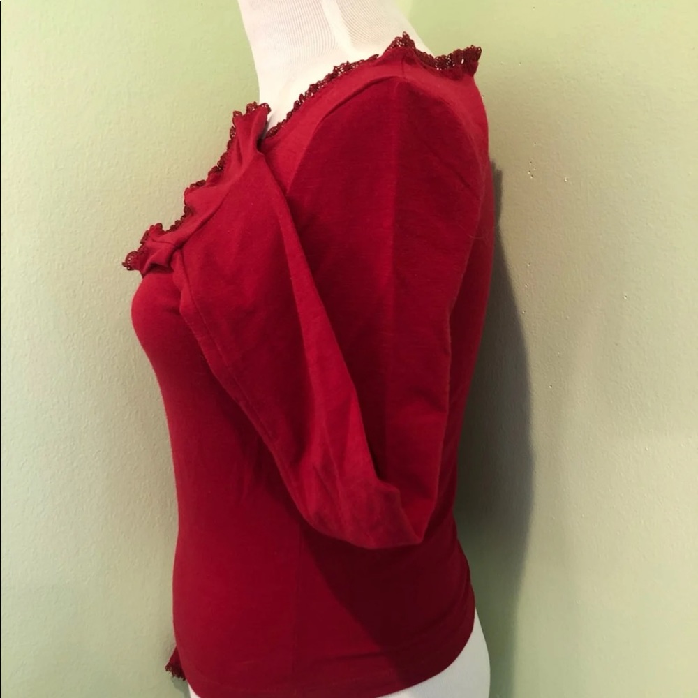 Moschino Women’s Top Size 6 Bright Red - Picture 7 of 9